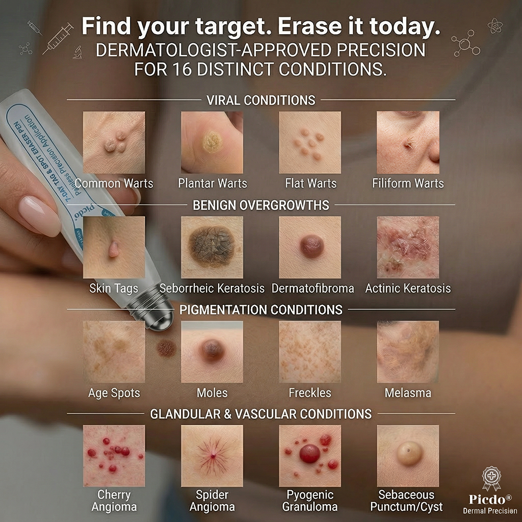 𝐏i𝐜𝐝o®🩹7-𝐷𝑎𝑦 𝗧𝐚𝐠 & 𝗦𝗽𝐨𝐭 𝐄𝐫𝒂𝒔𝒆𝒓(Zero Pain, Zero 𝐒𝐜𝐚𝒓𝒔 Rollerball)💪